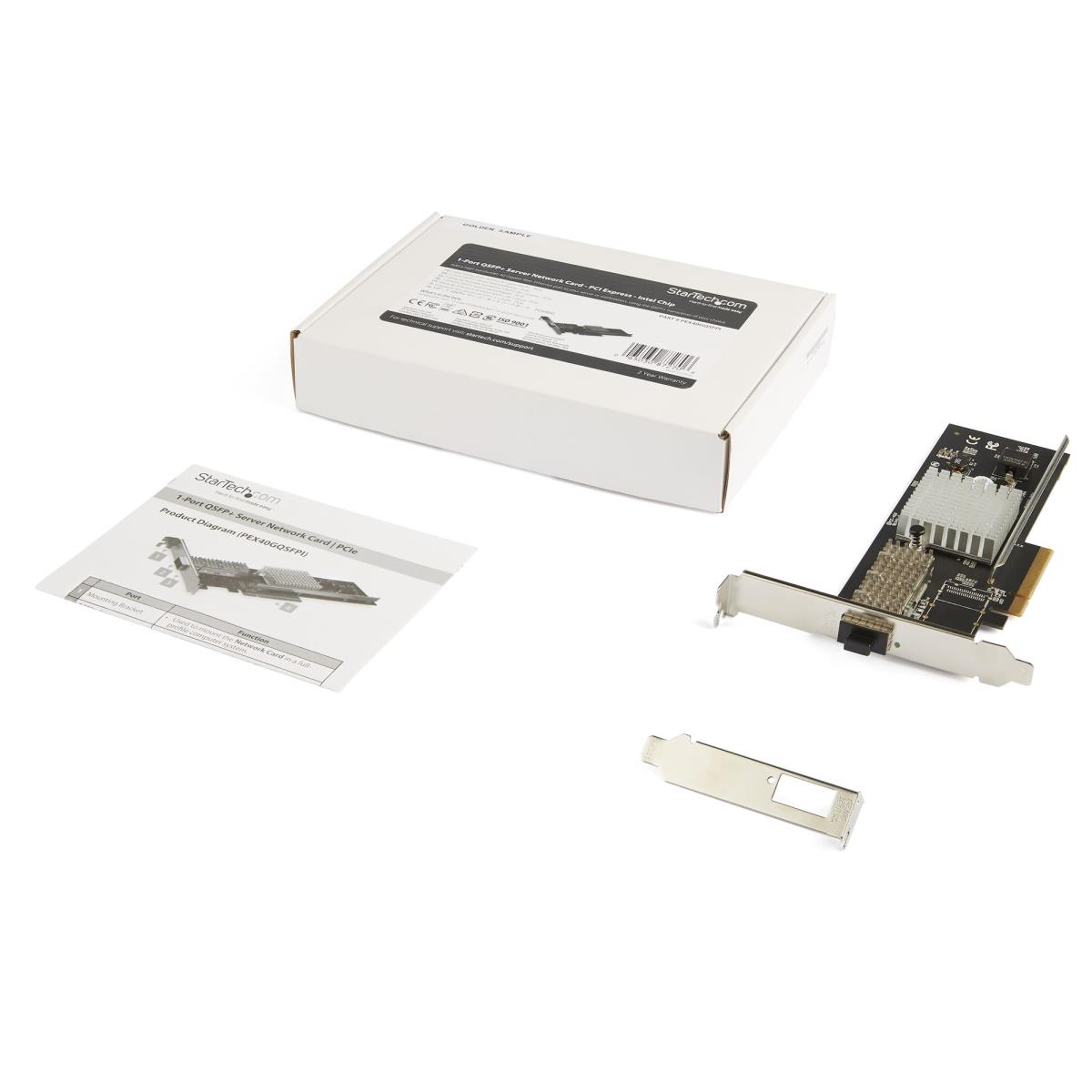 Qsfp+ Server Network Card  PCI Converged Fiber Nic Adapter