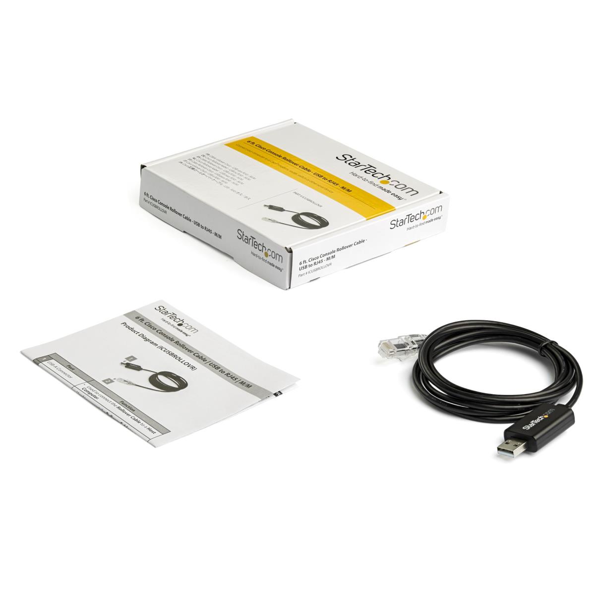 Cisco USB Console Cable  - USB-a To Rj45 - 1.80m