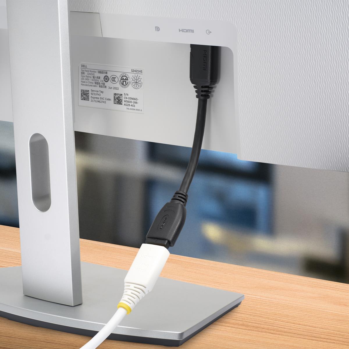 High Speed Hdmi Port Saver Cable - 4k 60hz 6in