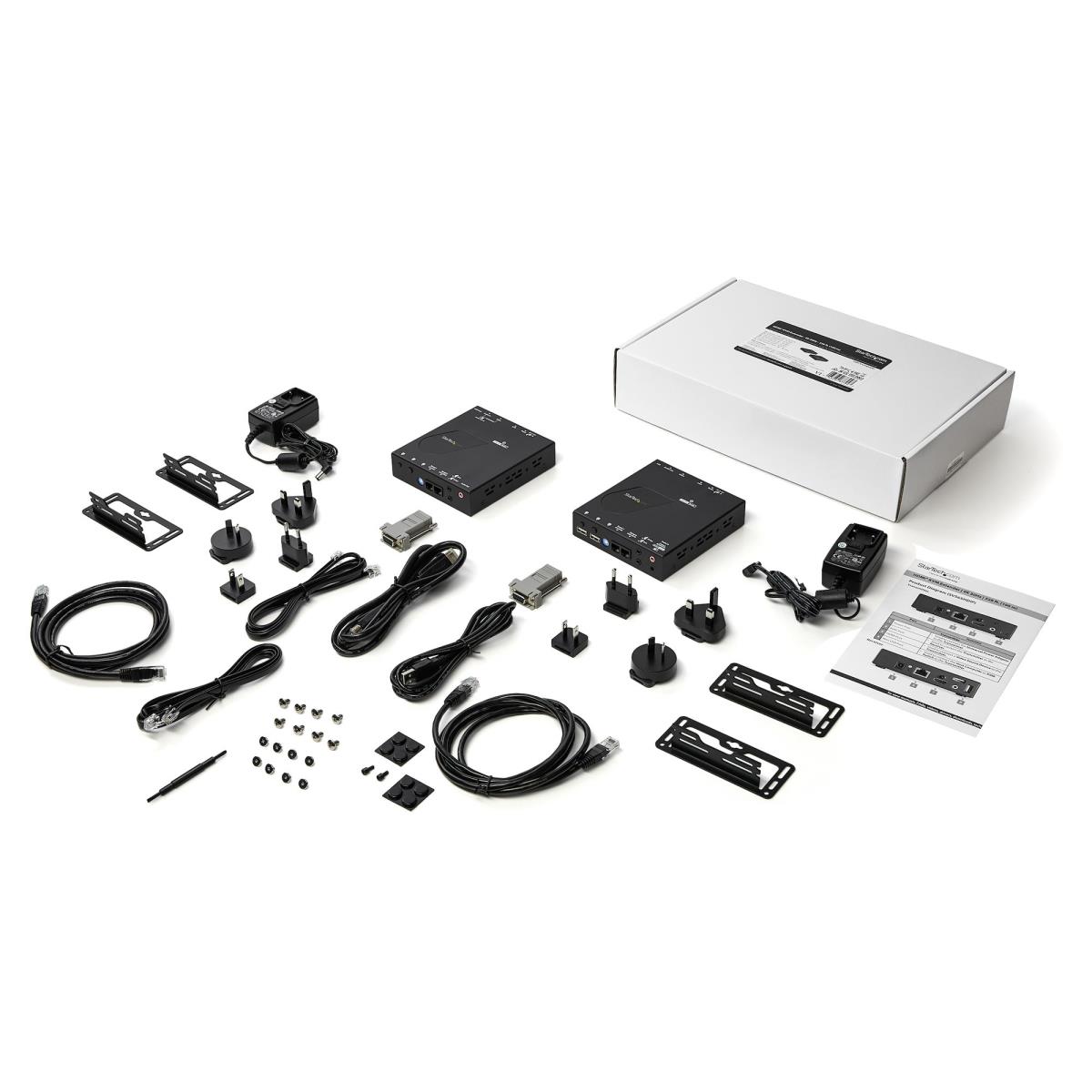 KVM Console Extender - Over Ip Hdmi 4k 30hz 4x USB Ports Edid Pass-through