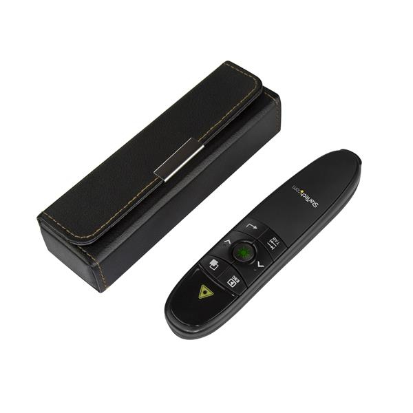 Wireless Presentation Remote With Green Laser Pointer - 27m