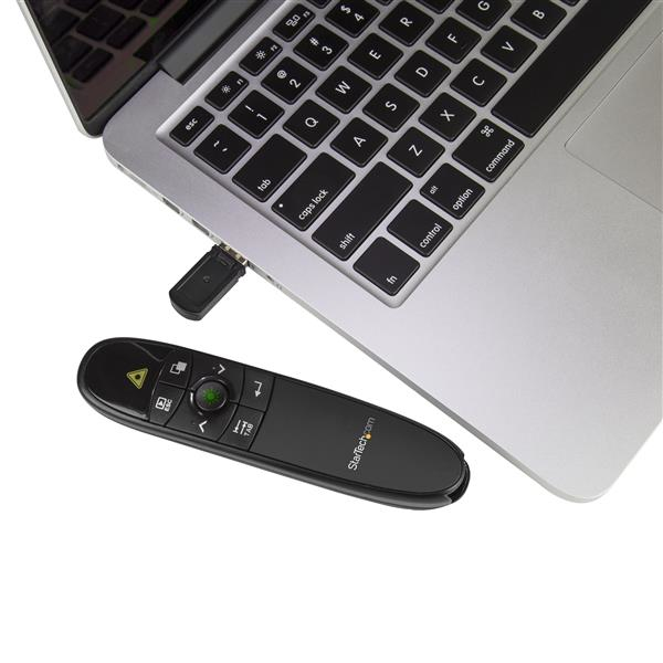 Wireless Presentation Remote With Green Laser Pointer - 27m