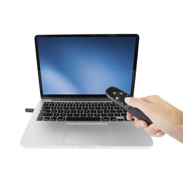 Wireless Presentation Remote With Green Laser Pointer - 27m