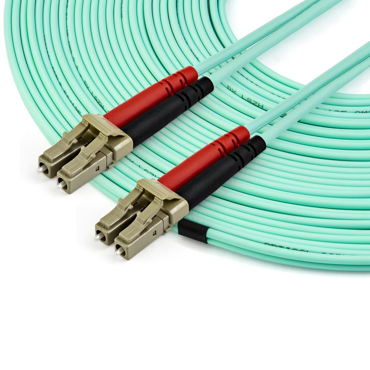 Om4 Fiber Optic Cable 100 GB 50/125 Lszh-lc/lc- Multimode Duplex 15m