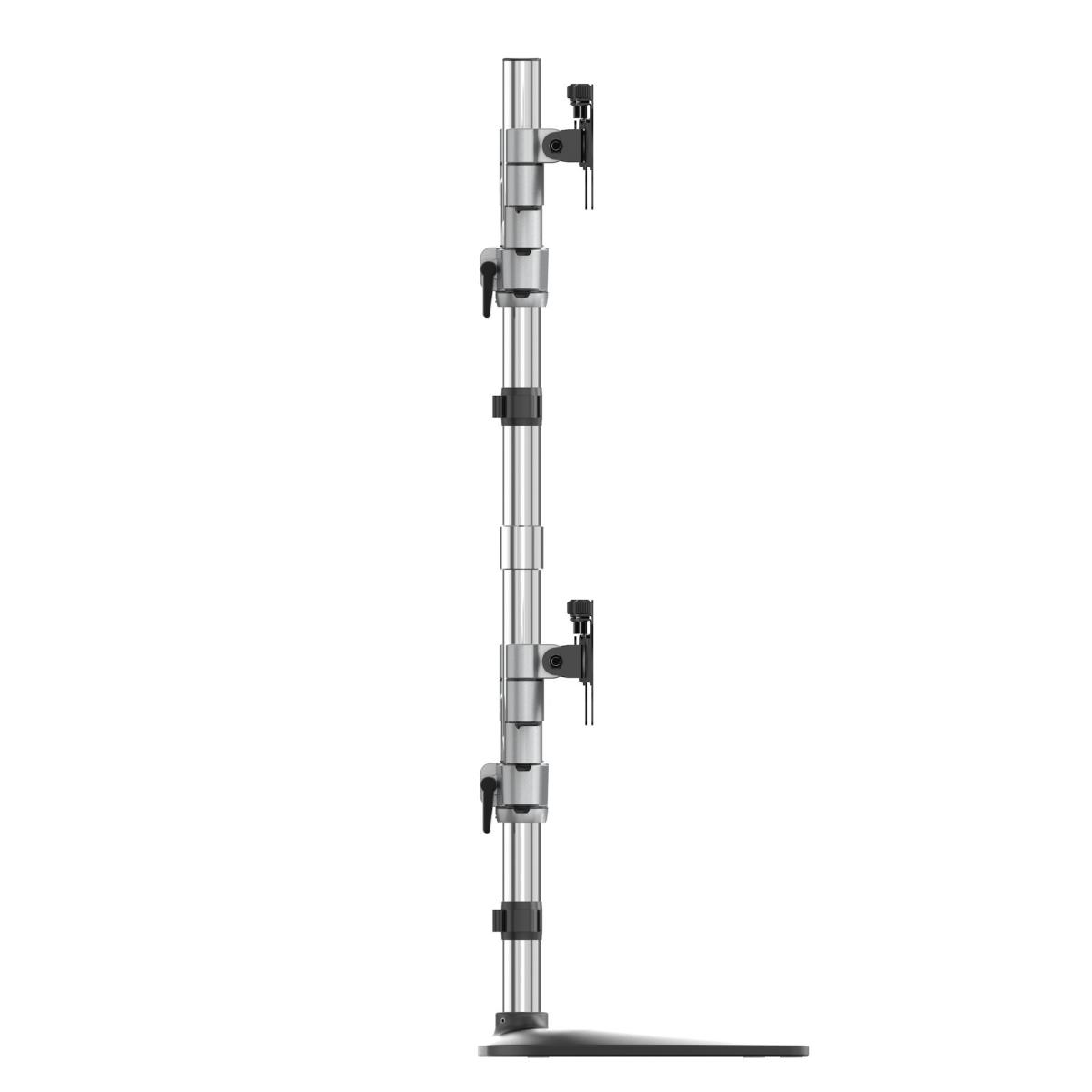 Quad-monitor Stand - Articulating - Steel & Aluminum