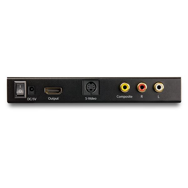 S-video Or Composite To Hdmi Converter With Audio - 720p - Ntsc And Pal