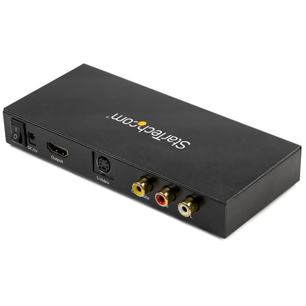 S-video Or Composite To Hdmi Converter With Audio - 720p - Ntsc And Pal