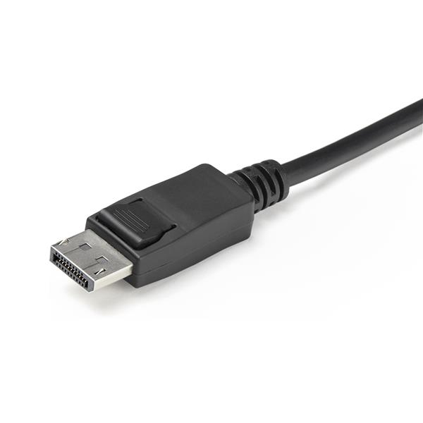 KVM Switch - 2 Port USB 4k60hz DisplayPort With Built-in Cables