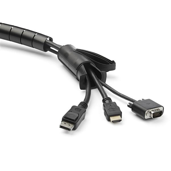 Spiral Cable Management Sleeve 25mm X 2.5m /1x 8.2 - Black
