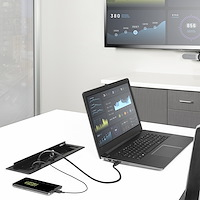 Dual-module Conference Table Connectivity Box - Customizable