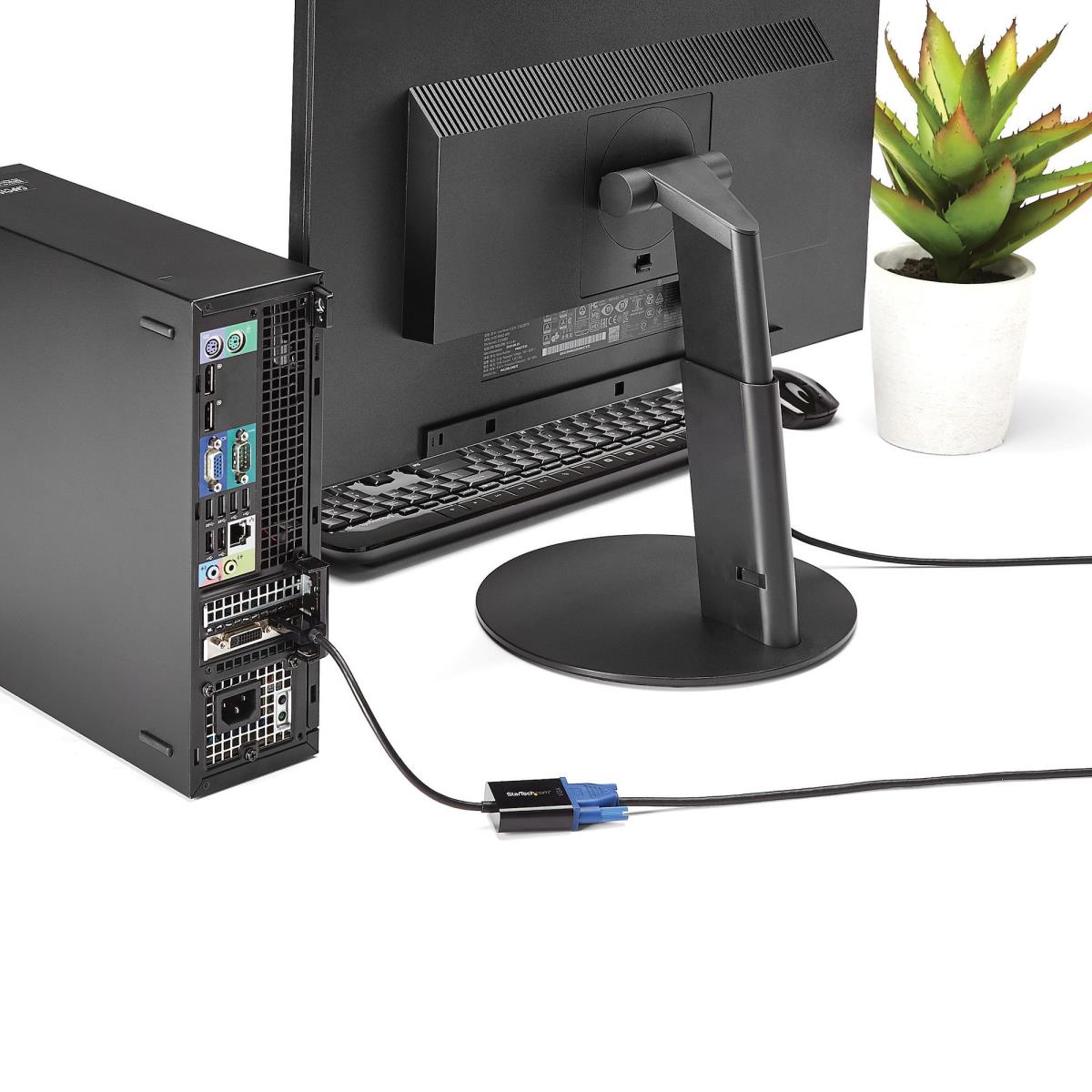 DisplayPort To Vga Adapter 1920x1200 - Monitor Dongle - 5pk
