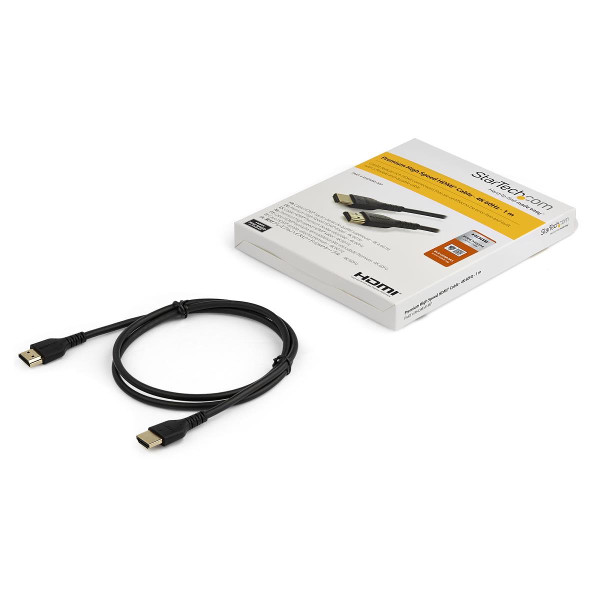 Premium High Speed Hdmi Cable With Ethernet Aramid Fiber 1m