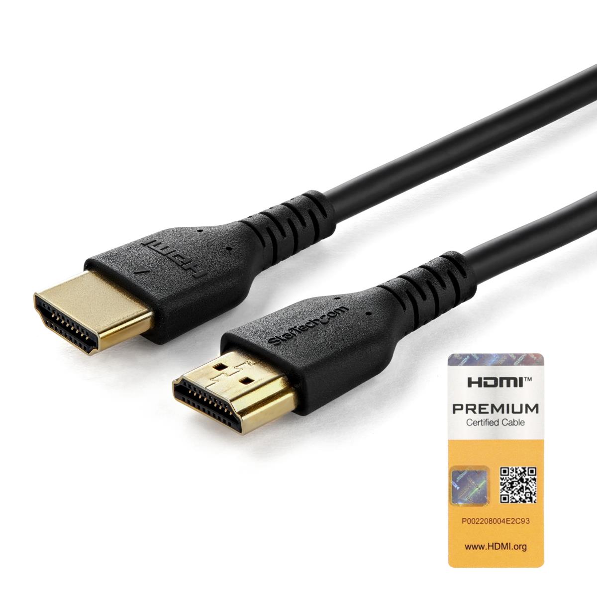 Premium High Speed Hdmi Cable With Ethernet Aramid Fiber 1m