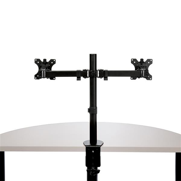 Desk Mount Dual Monitor Arm For Up To 32in Monitors - Crossbar