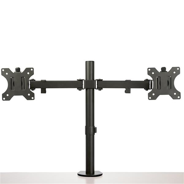 Desk Mount Dual Monitor Arm For Up To 32in Monitors - Crossbar