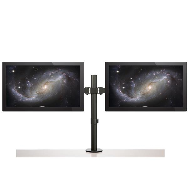 Desk Mount Dual Monitor Arm For Up To 32in Monitors - Crossbar