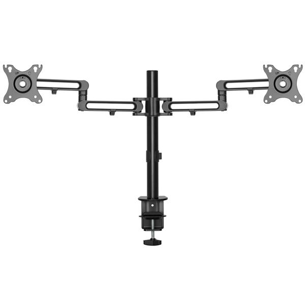 Desk Mount Dual Monitor Arm For Up To 32in Monitors Dual Swivel