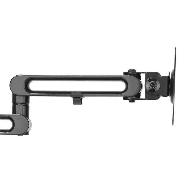 Desk Mount Dual Monitor Arm For Up To 32in Monitors Dual Swivel