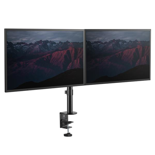 Desk Mount Dual Monitor Arm For Up To 32in Monitors Dual Swivel