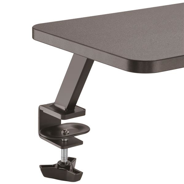 Monitor Riser Stand - Clamp On Monitor Shelf - Extra Wide