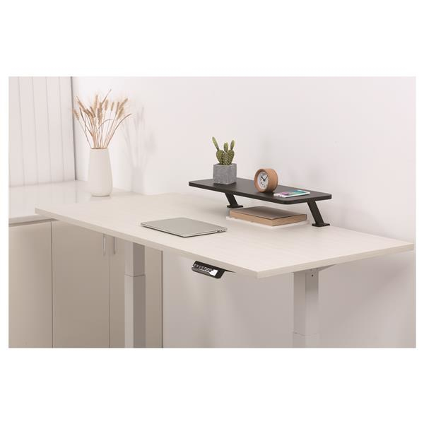 Monitor Riser Stand - Clamp On Monitor Shelf - Extra Wide