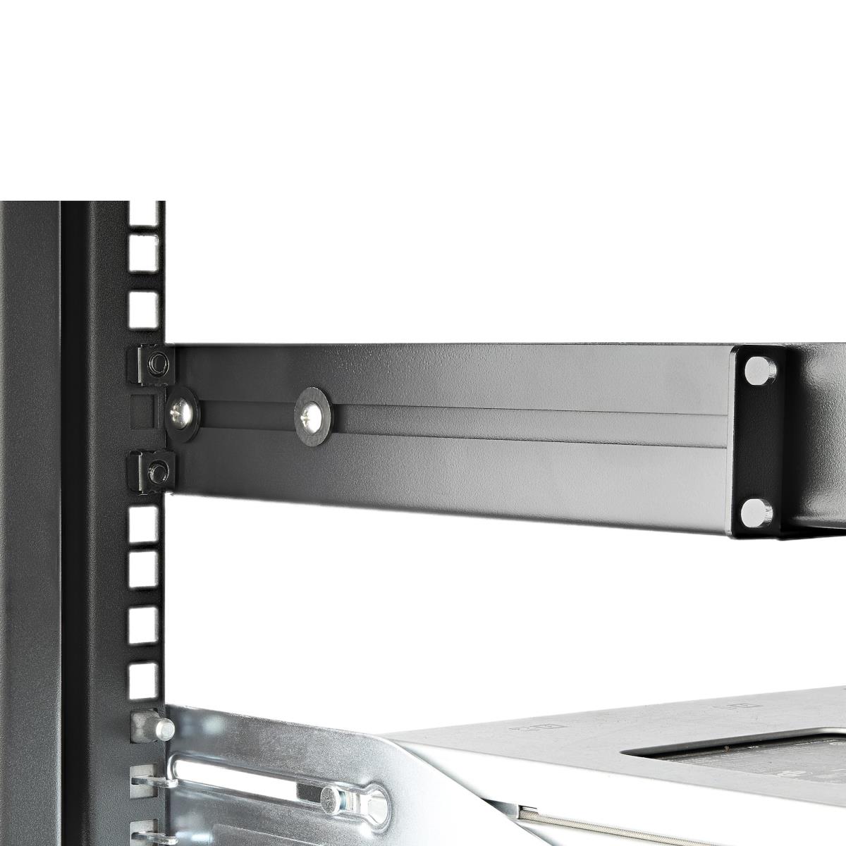 Server Rack Rails 1U with Adjustable Mounting Depth