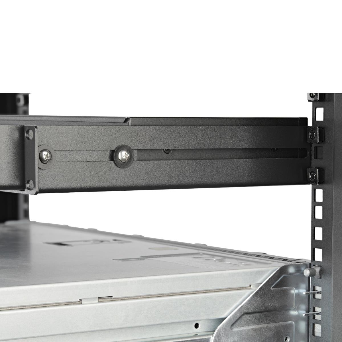 Server Rack Rails 1U with Adjustable Mounting Depth