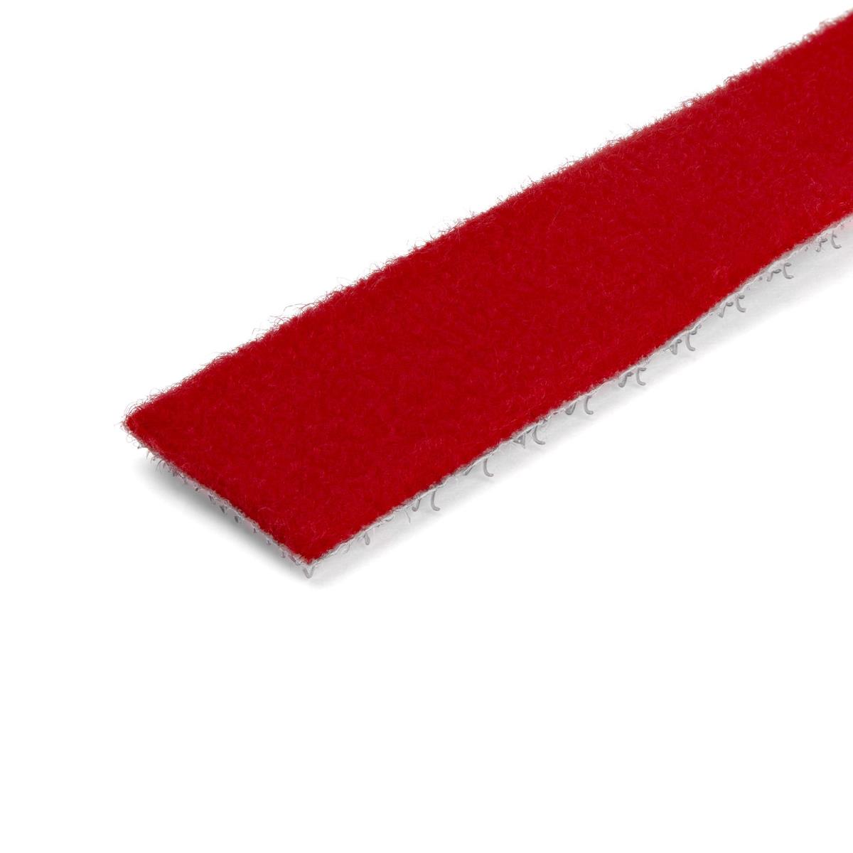 Hook And Loop Roll - Resuable - Red - 100ft