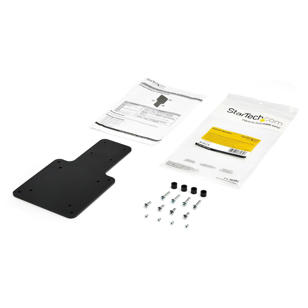 Docking Station Mount - Vesa Back-of-monitor Mounting Plate