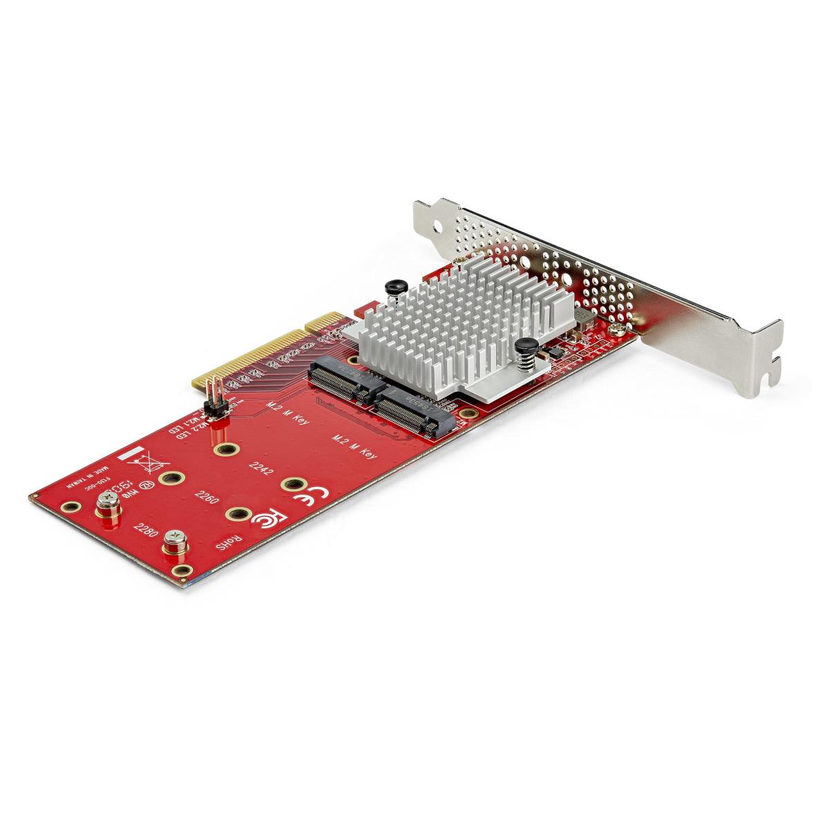 Dual M.2 Pci-e SSD Adapter - X8 Pci-e 3.0