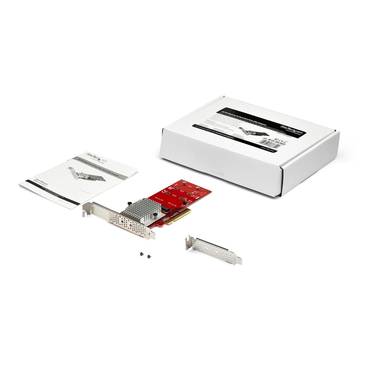 Dual M.2 Pci-e SSD Adapter - X8 Pci-e 3.0