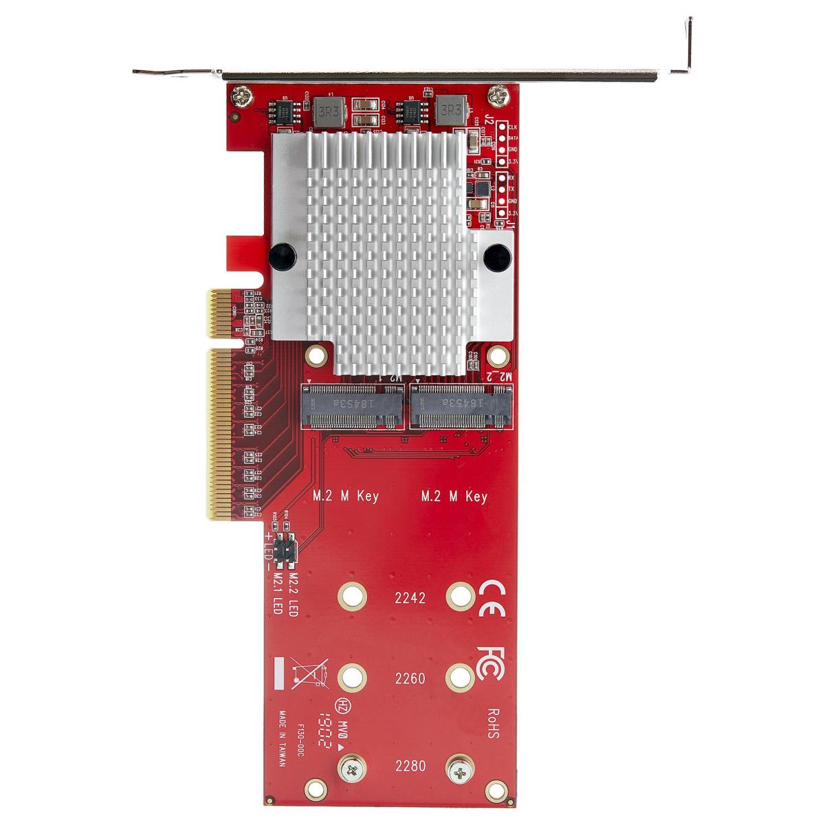Dual M.2 Pci-e SSD Adapter - X8 Pci-e 3.0