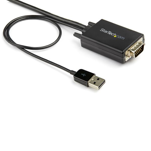 Vga To Hdmi Adapter Cable - USB Powered - 1080p - 2m