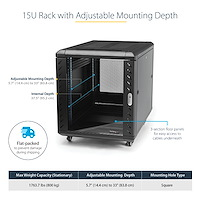 Rack - Server Cabinet - 15u - Lockable