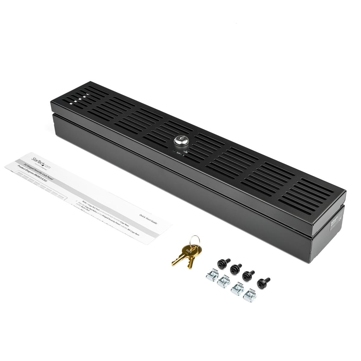 2u Rack-mount Security Cover - Hinged - Locking With Key