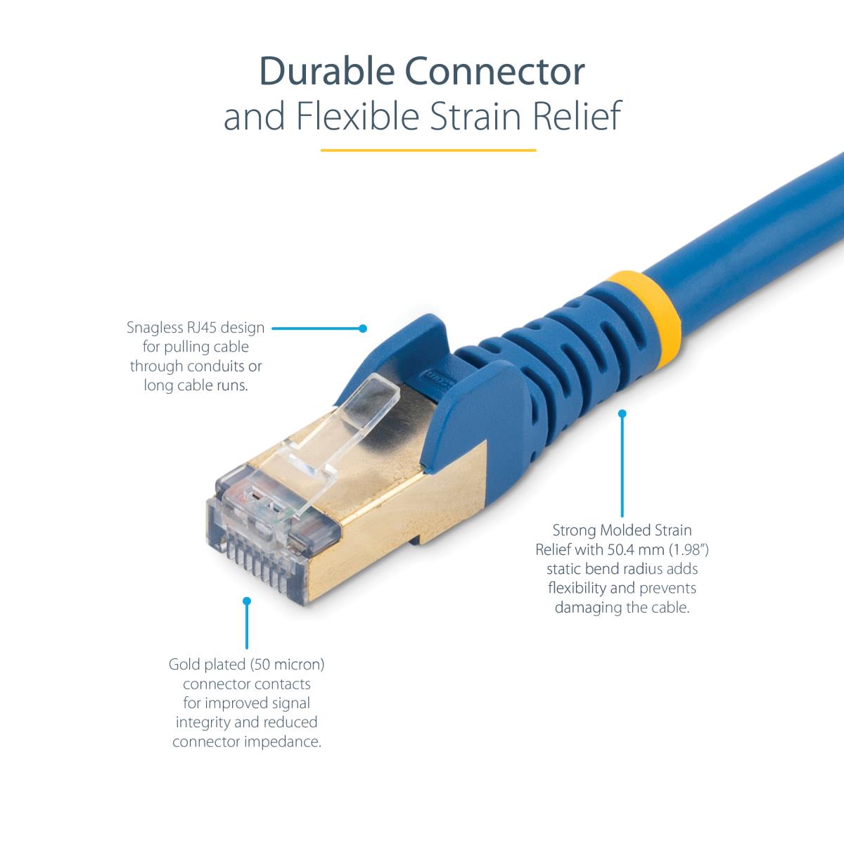 Patch Cable - CAT6a - Stp - 7m - Blue