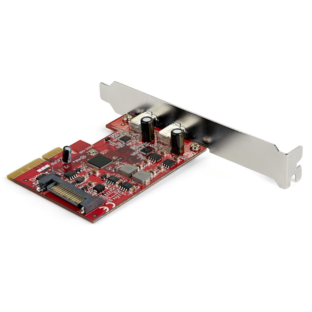 2 Port Pci-e USB 3.1 Gen 2 Card Up To 10gbps - Pci-e Gen 3 X4