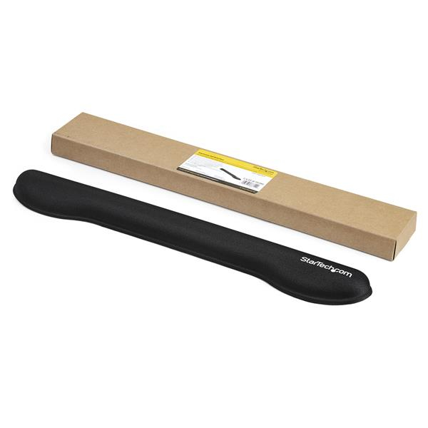 Foam Keyboard Wrist Rest For Ergonomic Typing Support - Soft Black Nylon Rest Pad
