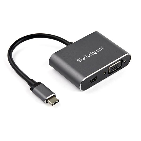 Multiport Video Adapter - USB C Vga Or Mini DisplayPort With Hdr