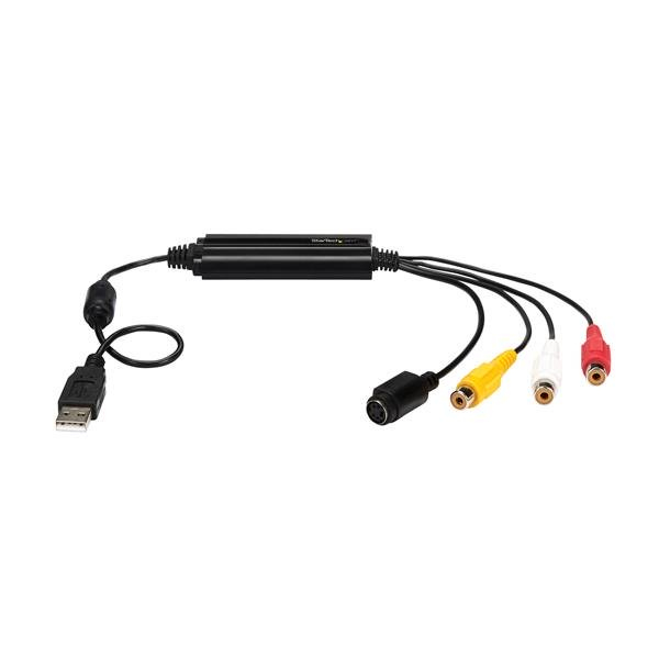 USB Video Capture Adapter - S Video / Composite To USB 2.0 Video Capture Cable With Twain Support - Analog To Digital Converter