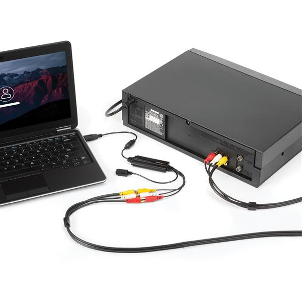 USB Video Capture Adapter - S Video / Composite To USB 2.0 Video Capture Cable With Twain Support - Analog To Digital Converter