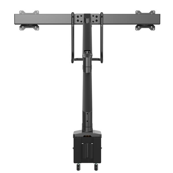 Desk Mount Dual Monitor Arm - 2x USB 3.0 Ports - Grommet/desk Clamp Mount