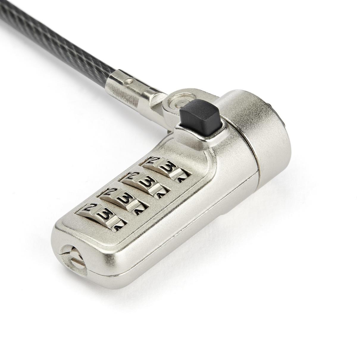 Laptop Cable Lock Four Digit Combination For Wedge Lock Slot