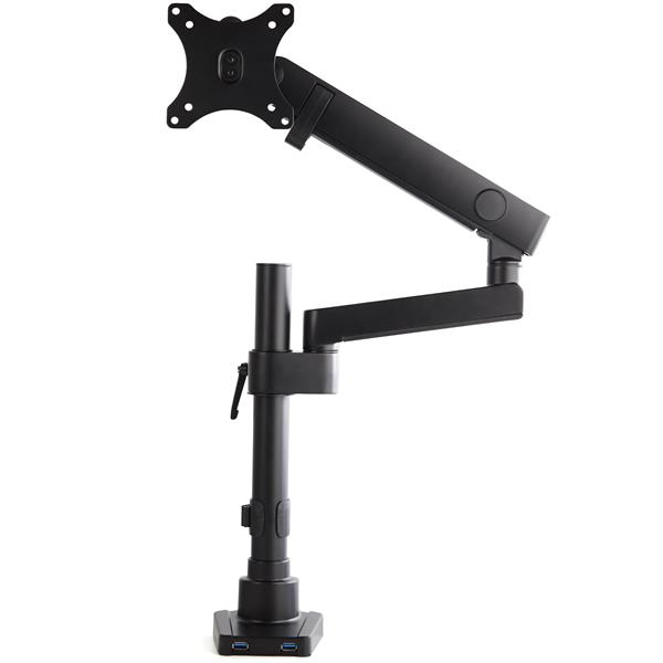 Desk Mount Monitor Arm Articulating - 2x USB 3.0