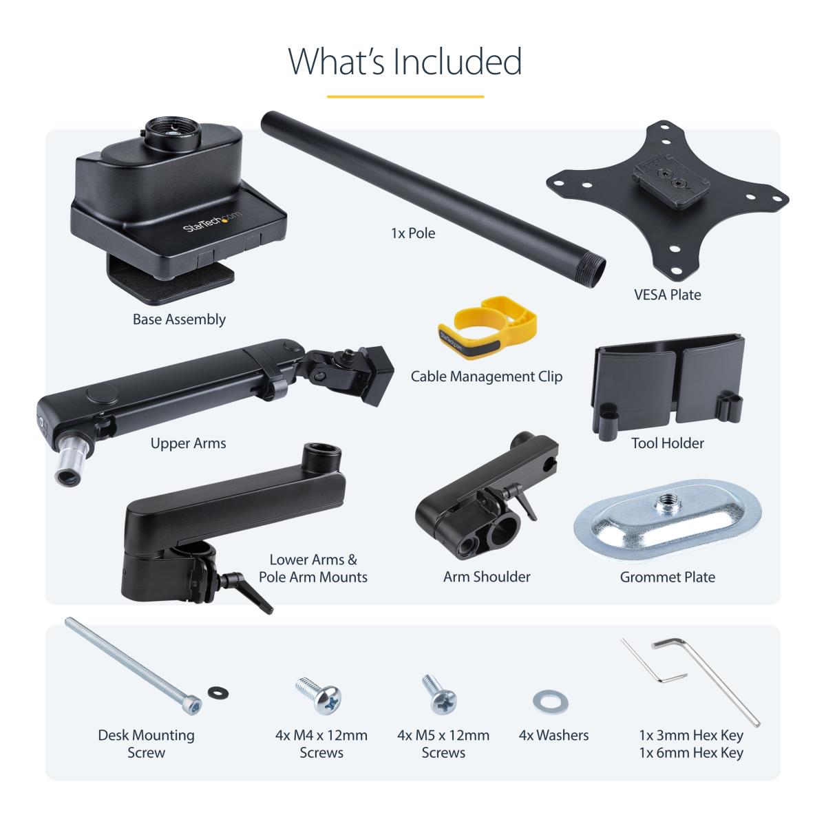 Desk Mount Monitor Arm Articulating - 2x USB 3.0