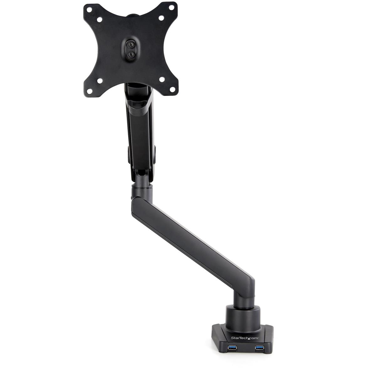 Single Desk Mount Monitor Arm 2 Built-in USB 3.0 Ports - Vesa