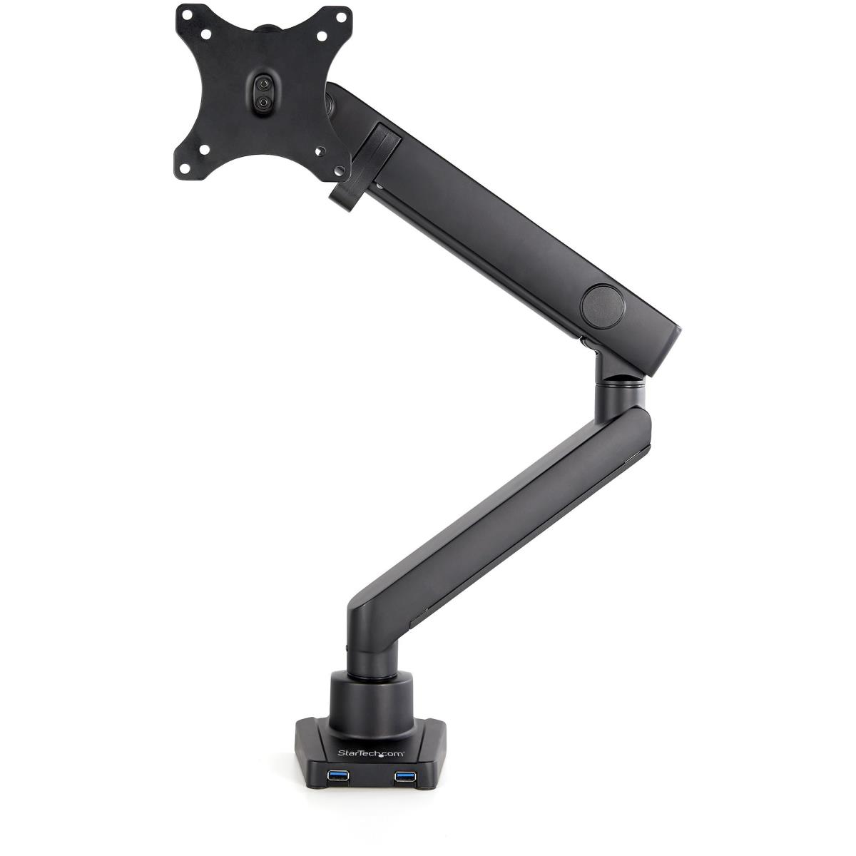 Single Desk Mount Monitor Arm 2 Built-in USB 3.0 Ports - Vesa