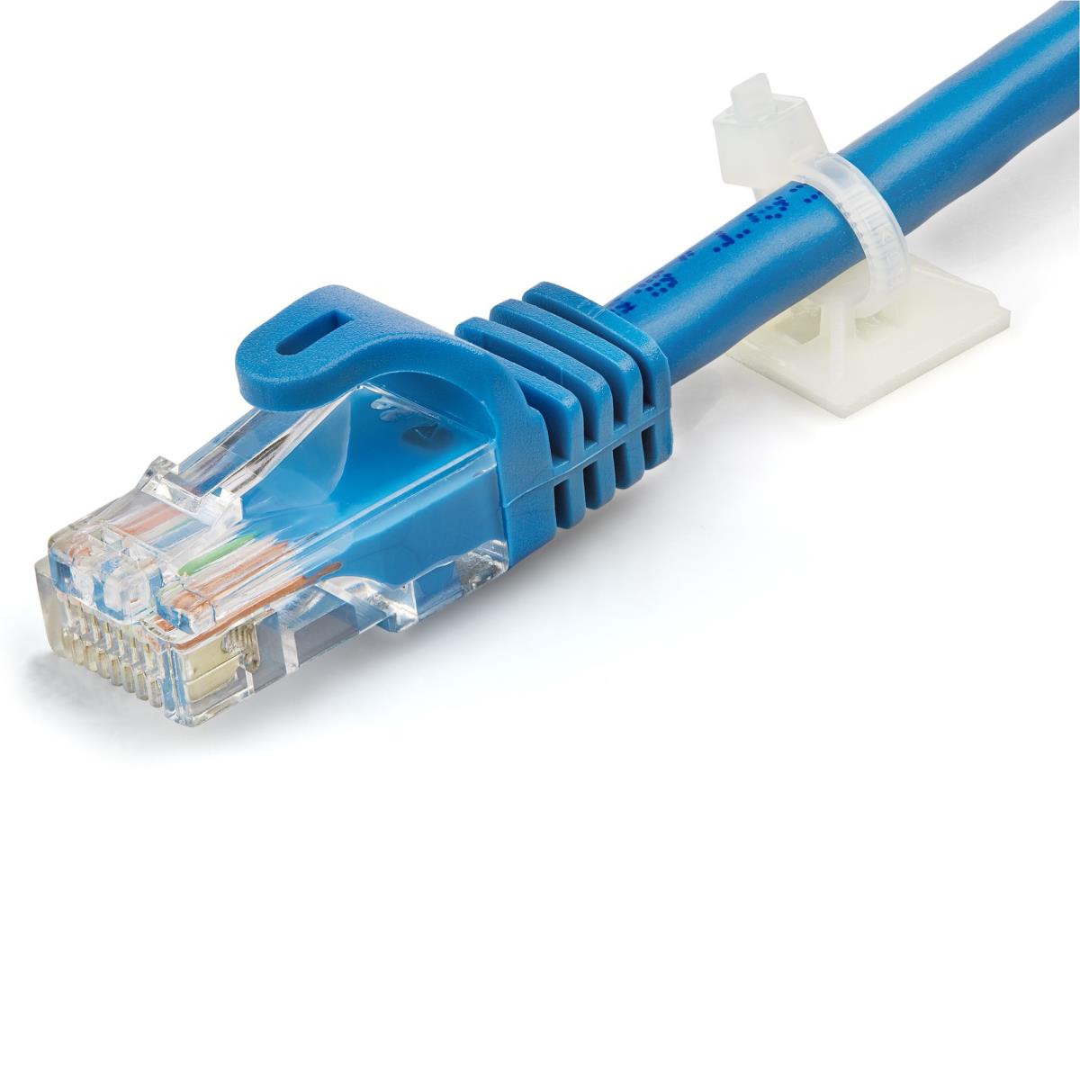 Cable Tie Mounts With Adhesive Tape For 0.13 In. (3.2 Mm) Wide Ties - 100 Pack
