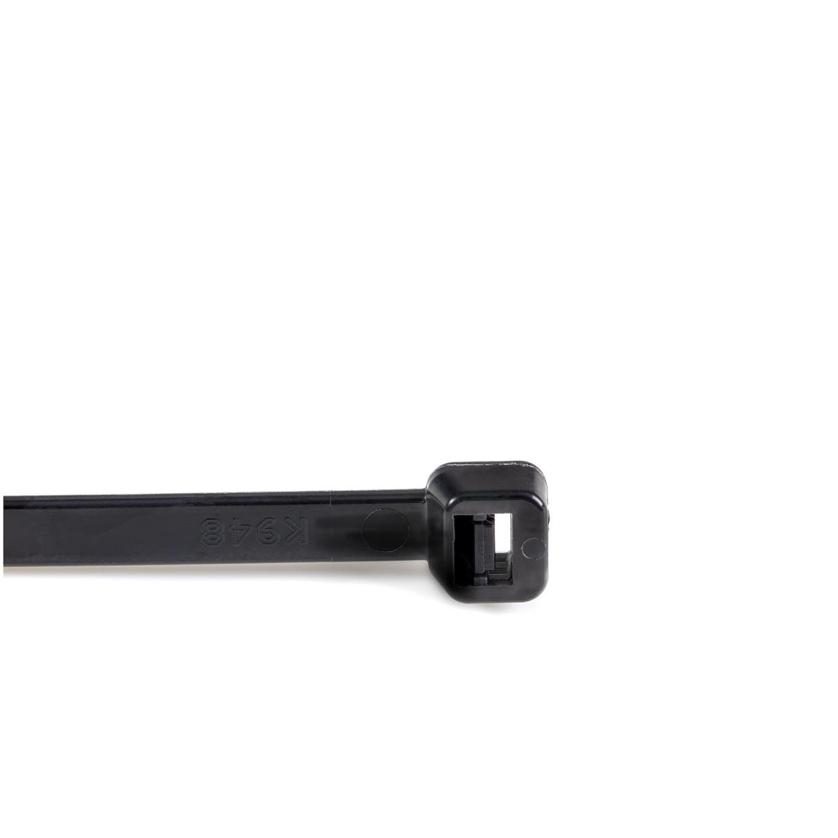 Cable Ties -black Nylon Zip Tie Wraps Ul Taa 100 Pack 10in