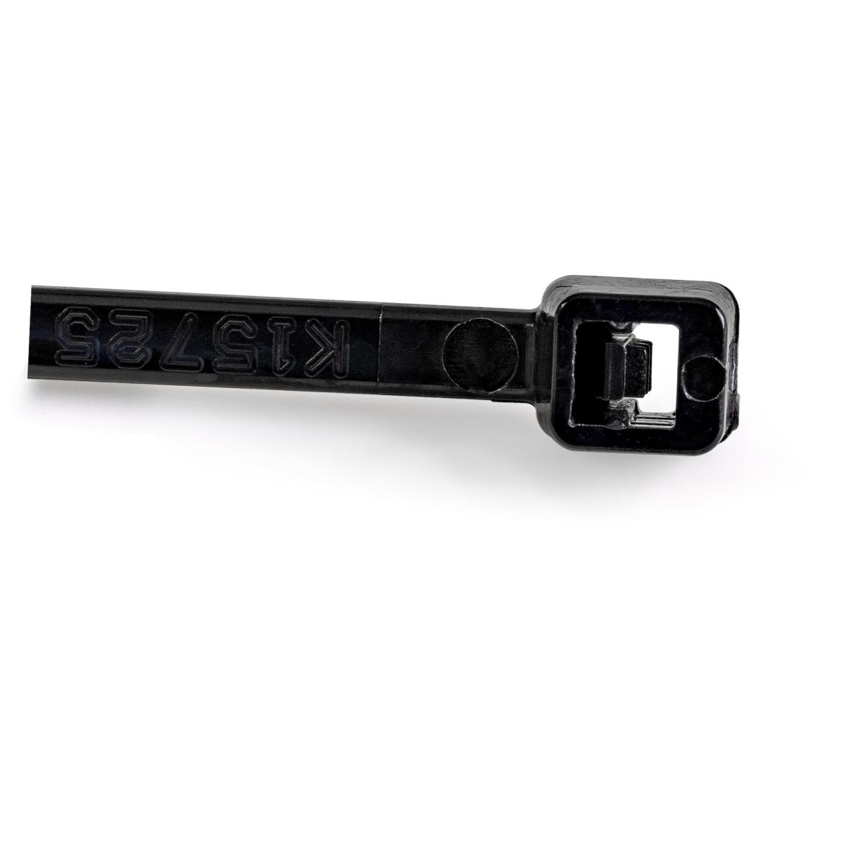 Cable Ties -black Nylon Zip Tie Wraps Ul Taa 100 Pack 4in